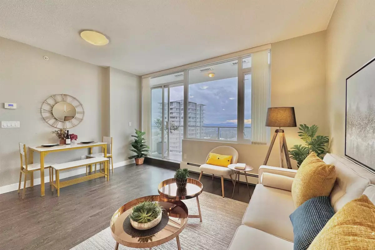 Living Room Photo of 1103 9025 Highland Court, Burnaby, BC