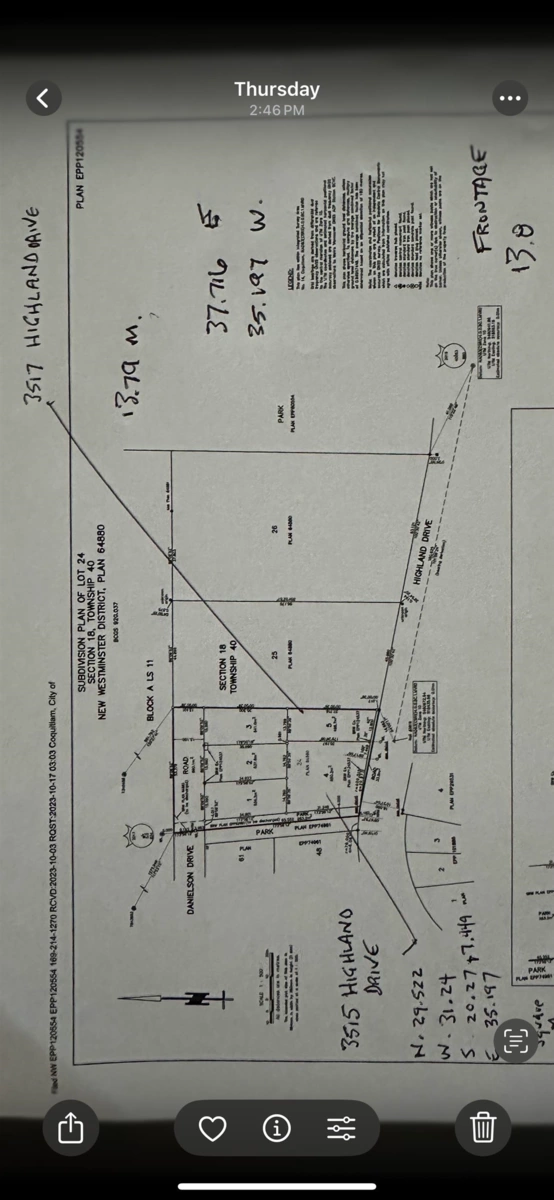 Living Room Photo of 3515 Highland Drive, Coquitlam, BC