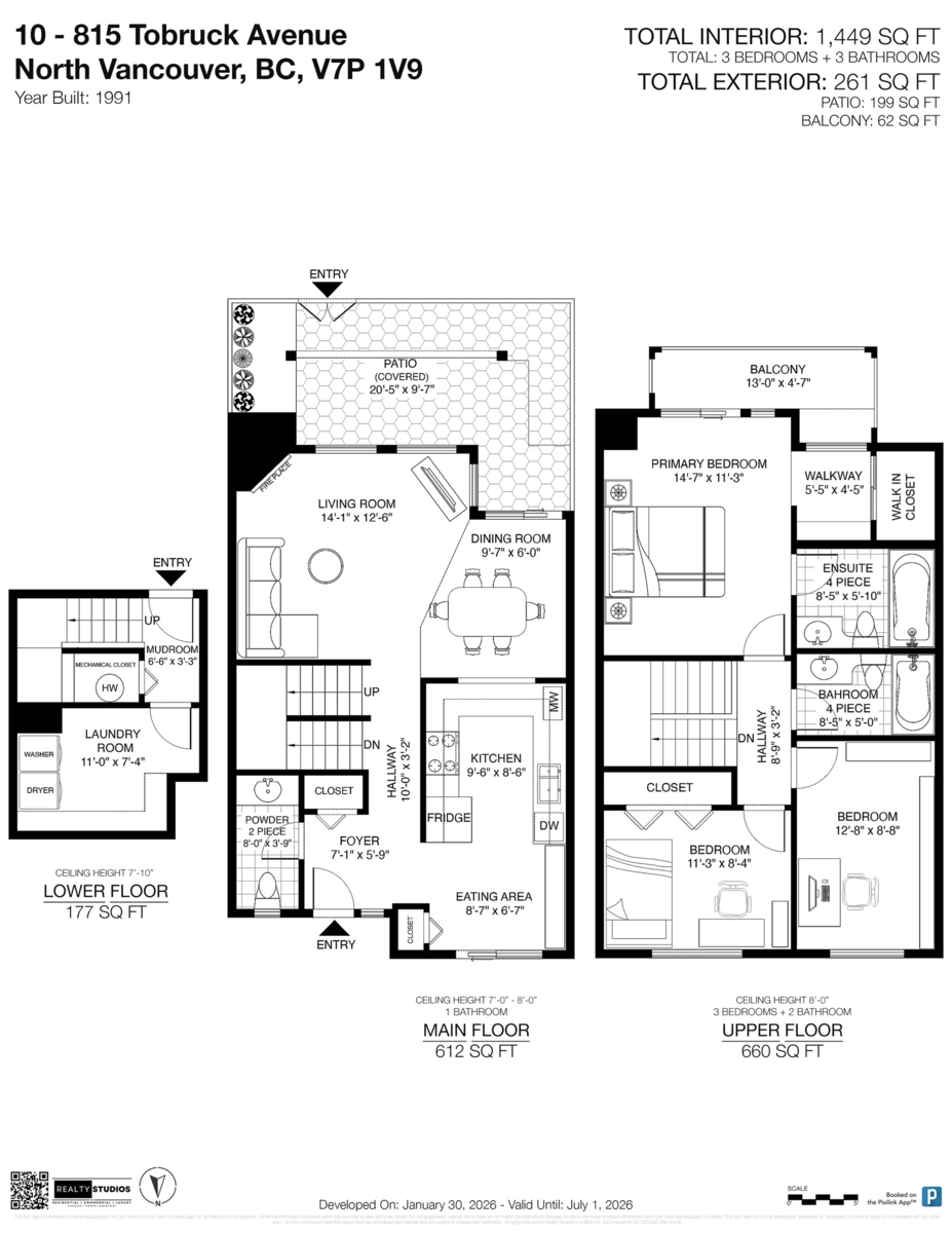 Outdoor Kitchen Photo of 10 815 Tobruck Avenue, North Vancouver, BC