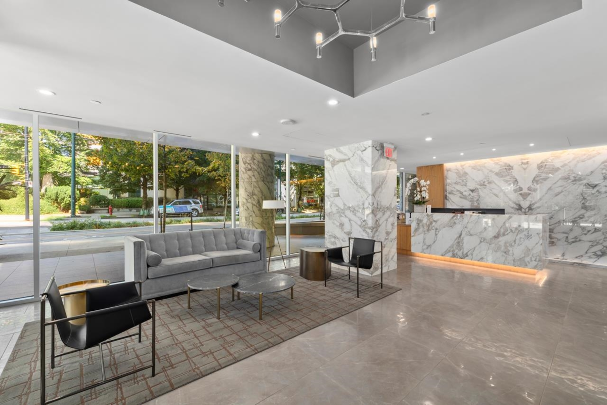 Family Room Photo of 201 499 Pacific Street, Vancouver, BC