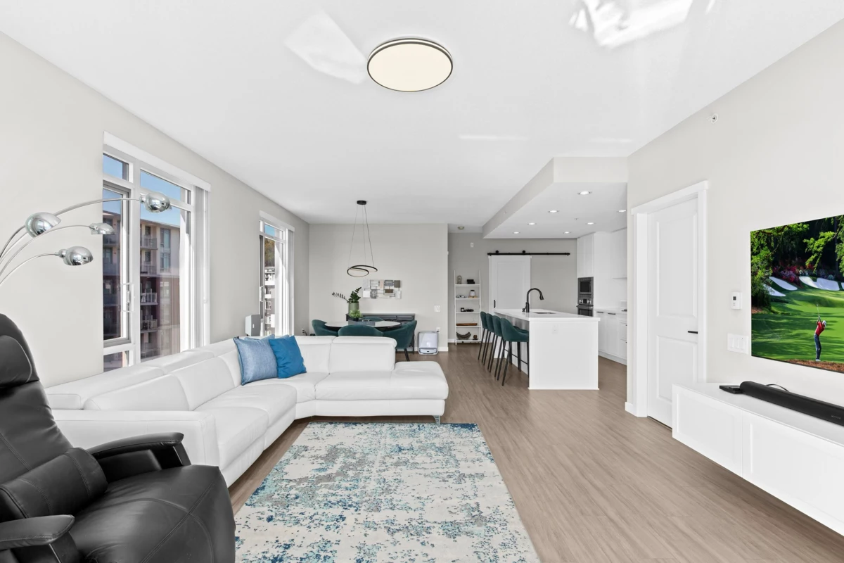 Kitchen Island Photo of 508 3198 Riverwalk Avenue, Vancouver, BC