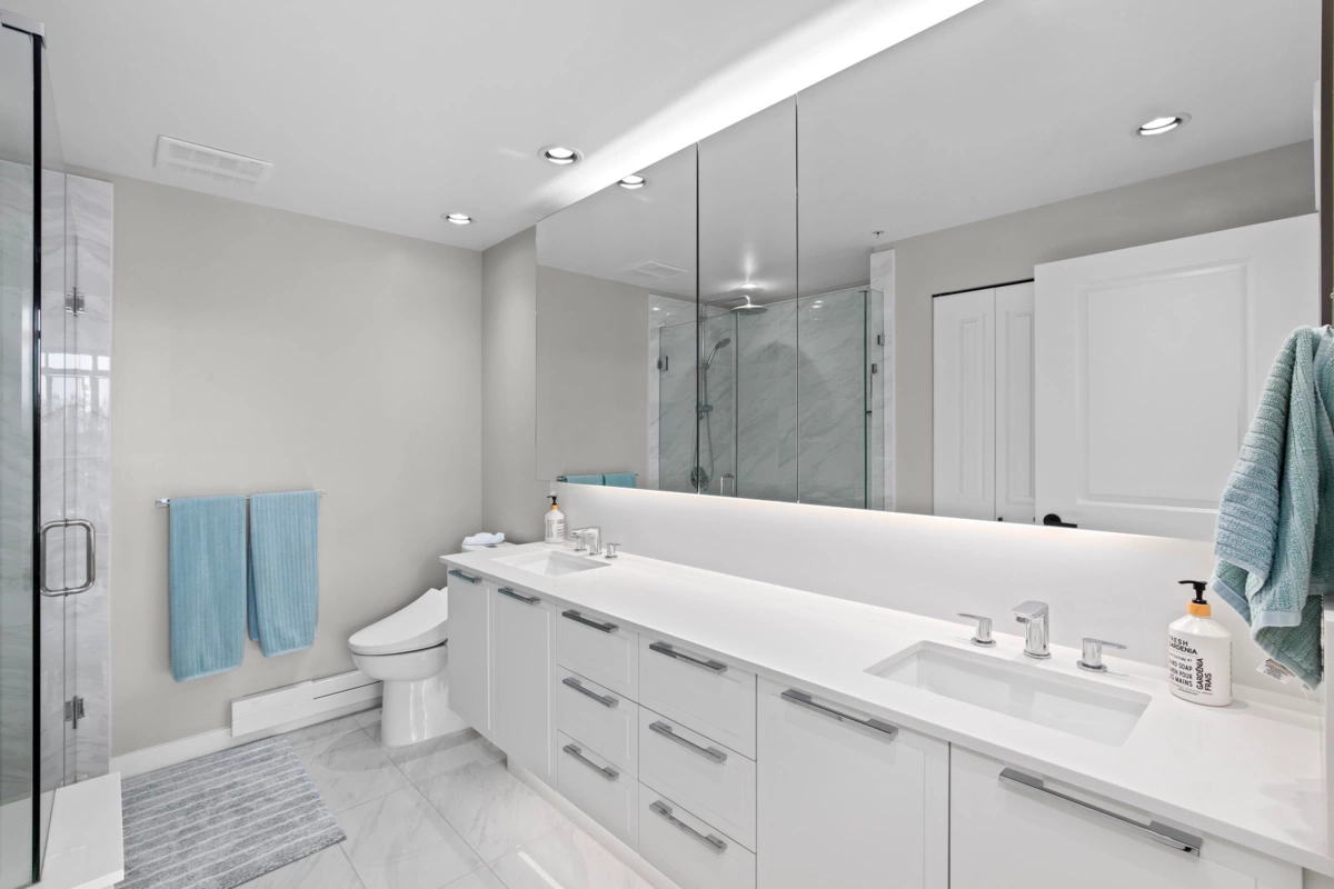 Powder Room Photo of 508 3198 Riverwalk Avenue, Vancouver, BC
