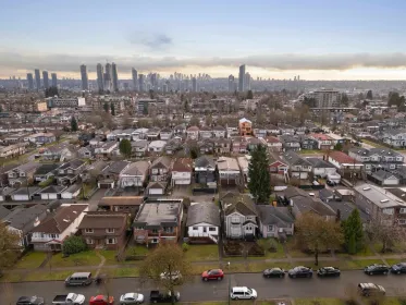 Aerial View of 4240 Dundas Street, Burnaby, BC