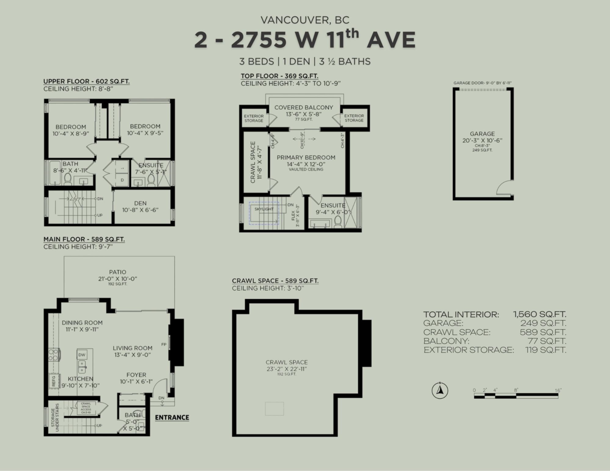 Staircase Photo of 2 2755 W 11th Avenue, Vancouver, BC