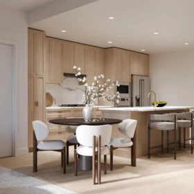 Kitchen Island Photo of 305 4451 Hastings Street, Burnaby, BC