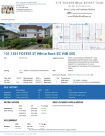 Backyard Photo of 101 1331 Foster Street, Surrey, BC