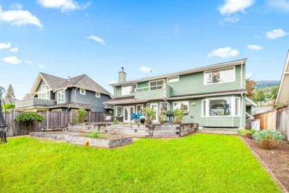 Aerial View of 2372 Kings Avenue, West Vancouver, BC