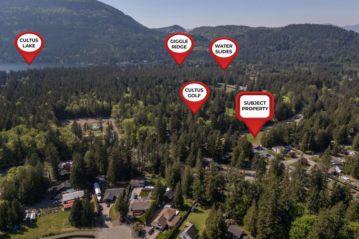Exterior Rear Photo of 3636 Columbia Valley Road, Cultus Lake, BC