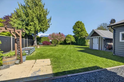 Aerial View of 9634 Hazel Street, Chilliwack, BC