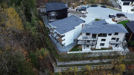 Aerial View of 39 3385 Mamquam Road, Squamish, BC
