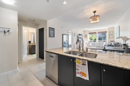 Kitchen Island Photo of 304 225 Francis Way, New Westminster, BC
