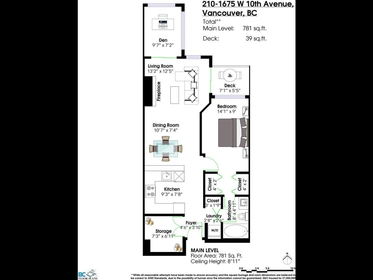 Exterior Rear Photo of 210 1675 W 10th Avenue, Vancouver, BC