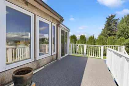 Aerial View of 7495 Leary Crescent, Chilliwack, BC