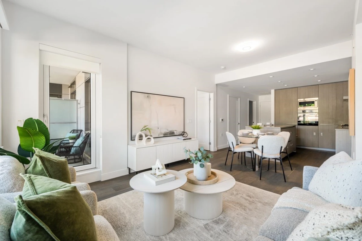 Living Room Photo of 302 4932 Cambie Street, Vancouver, BC
