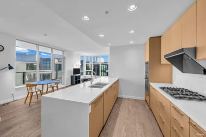 Kitchen Island Photo of 606 3533 Ross Drive, Vancouver, BC