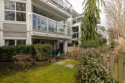 Outdoor Deck Photo of 107 3038 E Kent Avenue South, Vancouver, BC