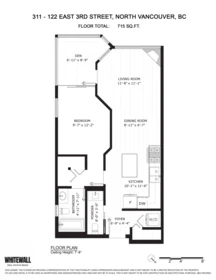 Hallway Photo of 311 122 E 3rd Street, North Vancouver, BC