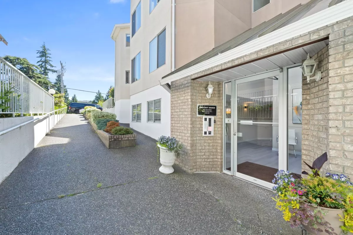 Exterior Rear Photo of 203 1327 Best Street, White Rock, BC