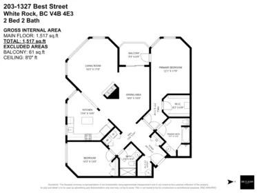 Garage Interior Photo of 203 1327 Best Street, White Rock, BC
