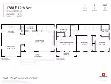 Outdoor Deck Photo of 1788 E 12th Avenue, Vancouver, BC