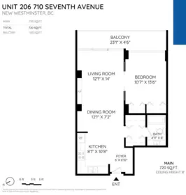 Swimming Pool Photo of 206 710 Seventh Avenue, New Westminster, BC