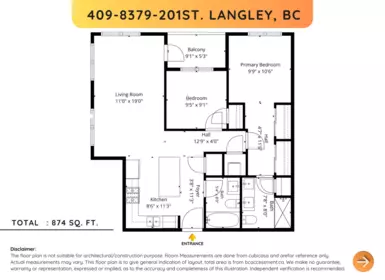 Office / Den Photo of 409 8379 201 Street, Langley, BC