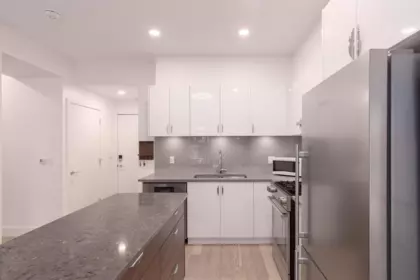 Kitchen Island Photo of 404 2666 Duke Street, Vancouver, BC