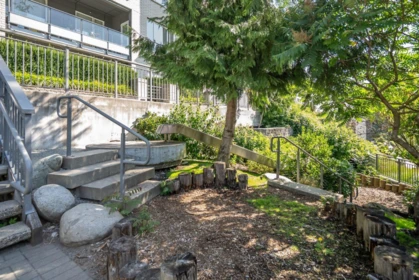 Outdoor Deck Photo of 108 9168 Slopes Mews, Burnaby, BC