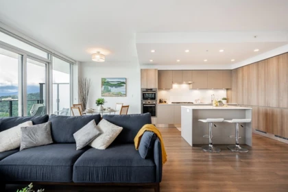Kitchen Island Photo of 5103 3809 Evergreen Place, Burnaby, BC