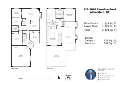 Aerial View of 122 3080 Townline Road, Abbotsford, BC