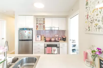 Kitchen Photo of 2308 111 W Georgia Street, Vancouver, BC