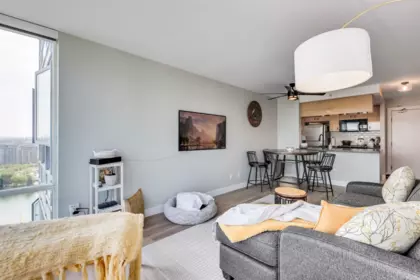 Dining Area Photo of 2802 1033 Marinaside Crescent, Vancouver, BC