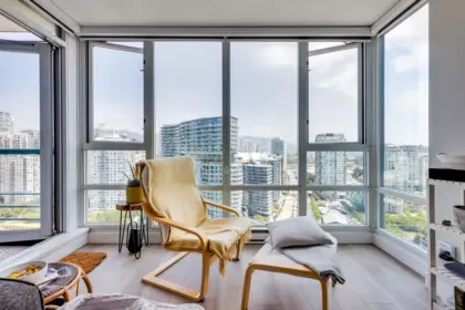 Living Room Photo of 2802 1033 Marinaside Crescent, Vancouver, BC