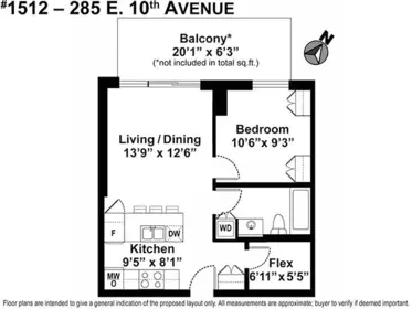 Exterior Rear Photo of 1512 285 E 10th Avenue, Vancouver, BC