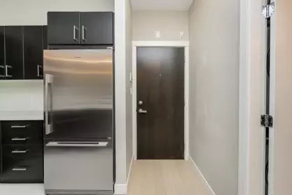 Kitchen Island Photo of 111 3133 Riverwalk Avenue, Vancouver, BC