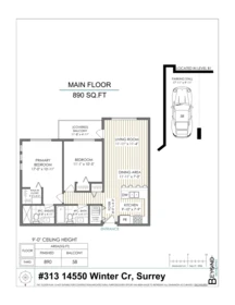 Garden / Landscaping Photo of 313 14550 Winter Crescent, Surrey, BC