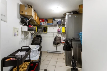 Basement Recreation Room Photo of 2 1383 Brunette Avenue, Coquitlam, BC
