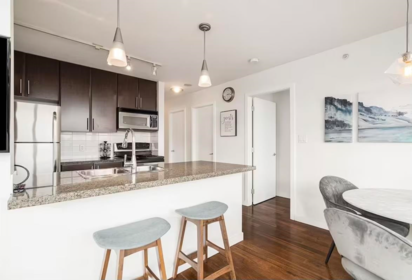 Kitchen Island Photo of 2202 688 Abbott Street, Vancouver, BC