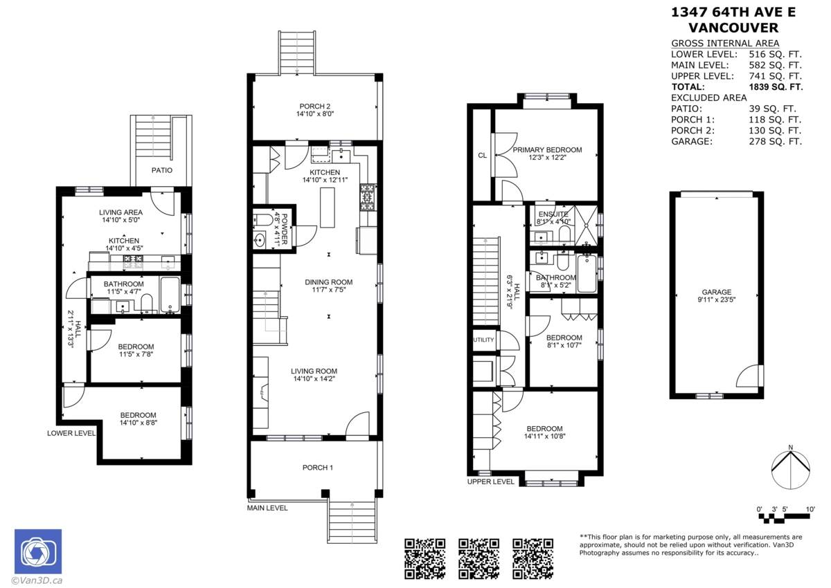 Office / Den Photo of 1347 E 64th Avenue, Vancouver, BC