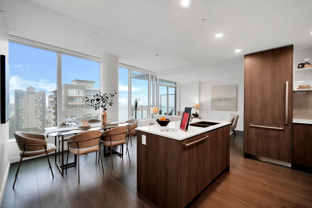 Living Room Photo of 1603 618 Carnarvon Street, New Westminster, BC
