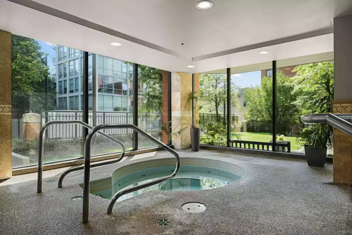 Outdoor Deck Photo of 102 1488 Hornby Street, Vancouver, BC