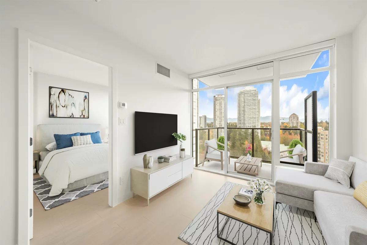 Exterior Front Photo of 1407 13745 George Junction, Surrey, BC