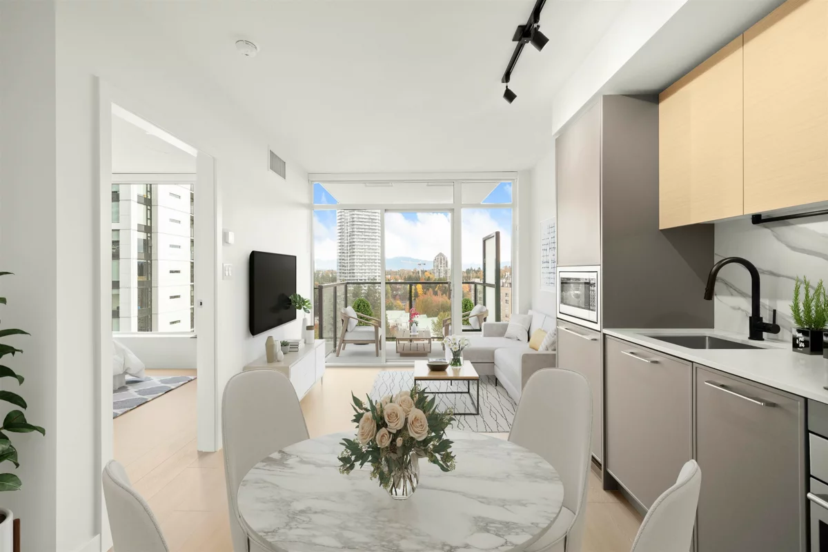 Kitchen Island Photo of 1407 13745 George Junction, Surrey, BC