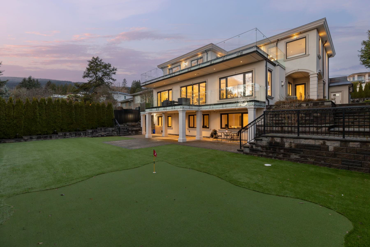 Aerial View of 1198 Ottaburn Road, West Vancouver, BC