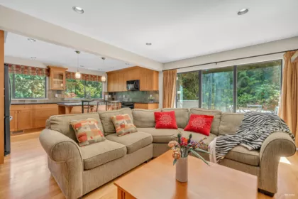 Basement Recreation Room Photo of 4623 Caulfeild Drive, West Vancouver, BC