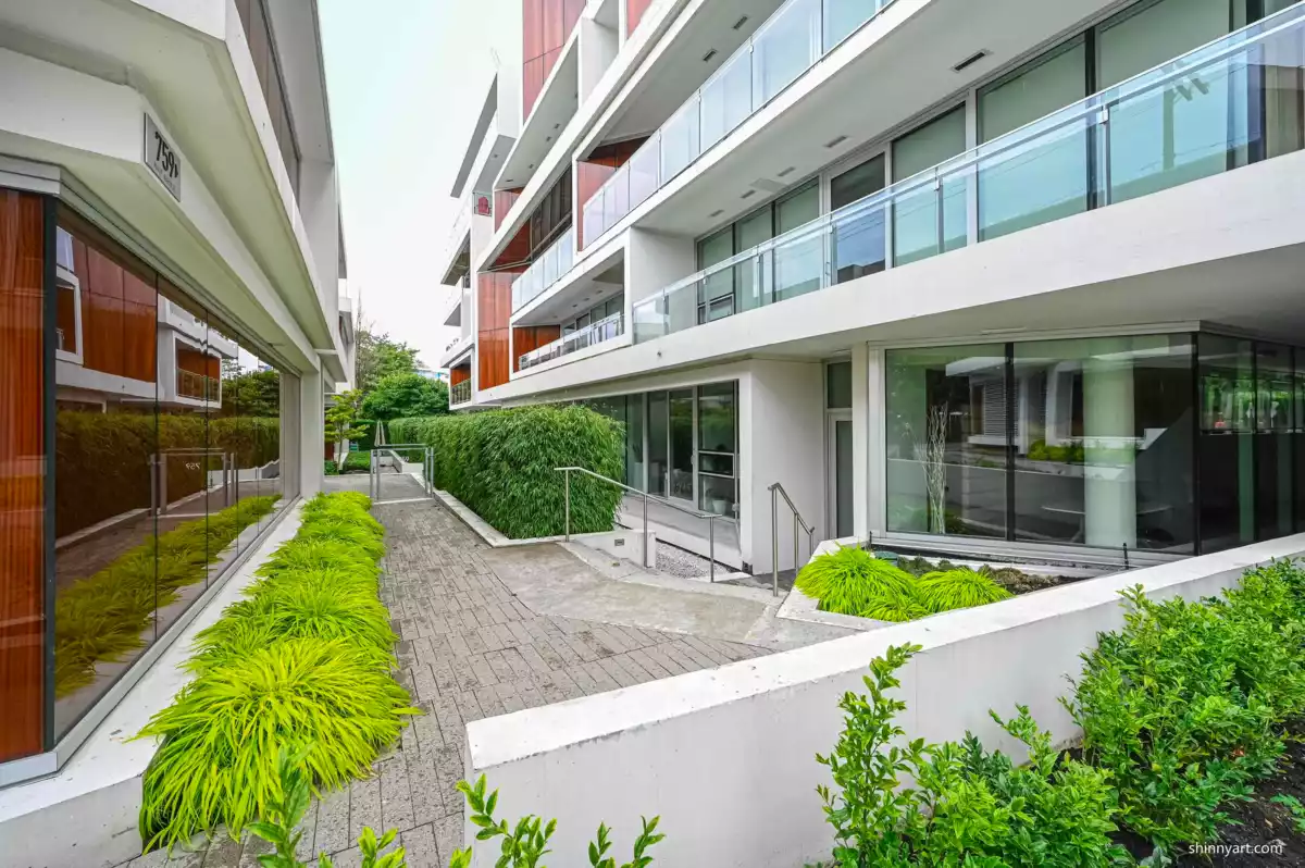 Exterior Front Photo of 601 5699 Baillie Street, Vancouver, BC