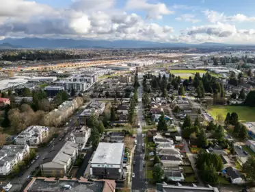 Aerial View of 305 2340 Hawthorne Avenue, Port Coquitlam, BC