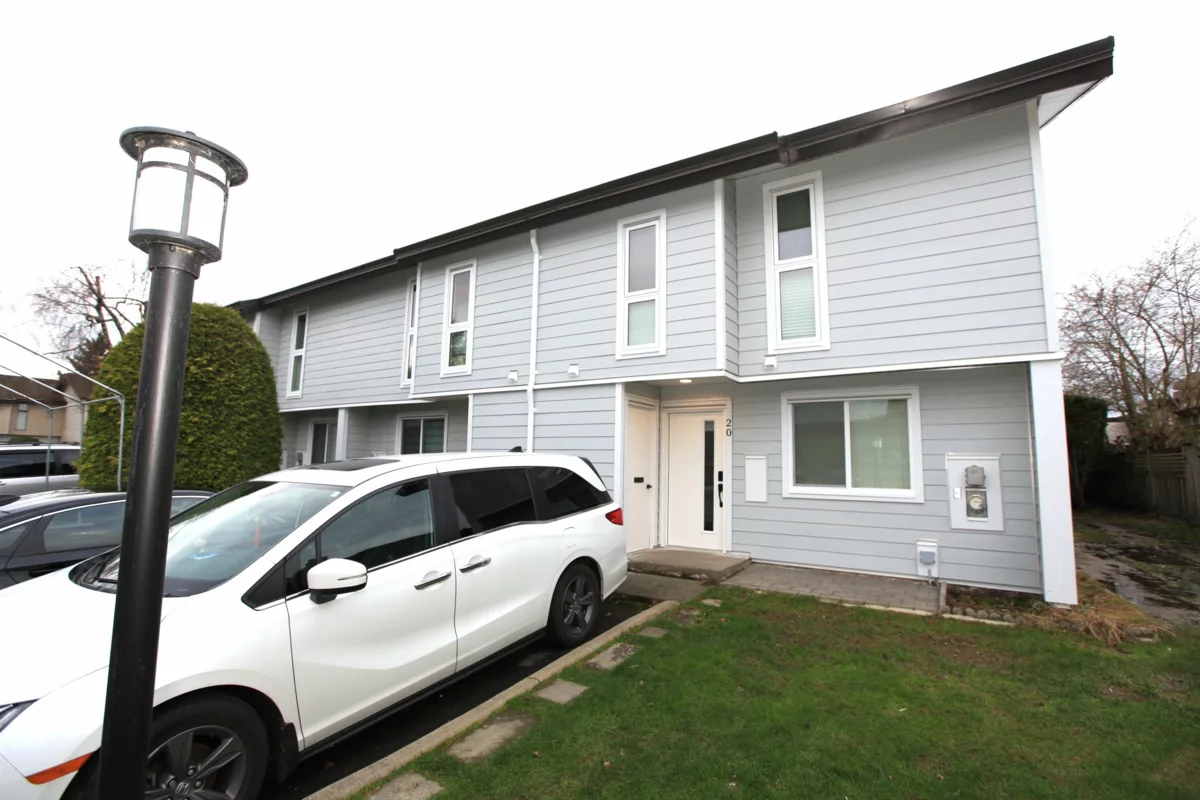 Exterior Rear Photo of 20 10940 Springmont Drive, Richmond, BC