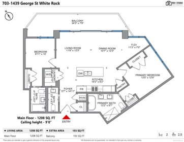 Fitness Center Photo Near 703 1439 George Street, White Rock, BC