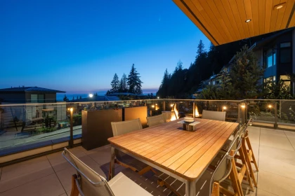 Aerial View of 2993 Burfield Place, West Vancouver, BC